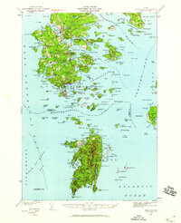 DEER ISLE, ME HISTORICAL MAP GEOPDF 15X1
