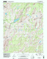 TENAYA LAKE, CA HISTORICAL MAP GEOPDF 7.