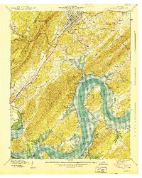 ROCKWOOD, TN HISTORICAL MAP GEOPDF 7.5X7