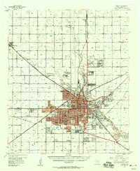 LUBBOCK, TX HISTORICAL MAP GEOPDF 15X15