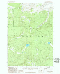 BEACH LAKE, WY HISTORICAL MAP GEOPDF 7.5