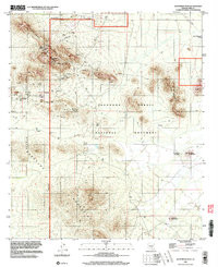 WATERMAN PEAK, AZ HISTORICAL MAP GEOPDF