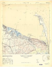 SANDY HOOK WEST, NJ-NY HISTORICAL MAP GE
