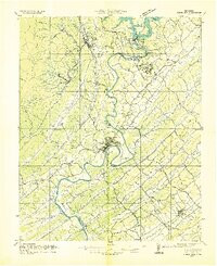 NORRIS DAM, TN HISTORICAL MAP GEOPDF 15X