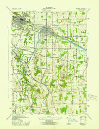FAIRPORT, NY HISTORICAL MAP GEOPDF 7.5X7