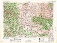 BEND, OR HISTORICAL MAP GEOPDF 1X2 GRID