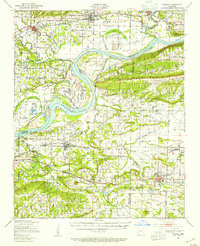 LAVACA, AR HISTORICAL MAP GEOPDF 15X15 G
