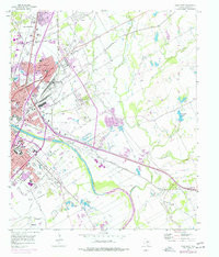 WACO EAST, TX HISTORICAL MAP GEOPDF 7.5X