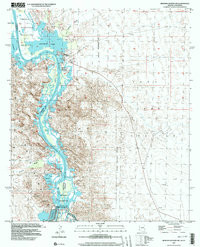 IMPERIAL RESERVOIR, AZ-CA HISTORICAL MAP