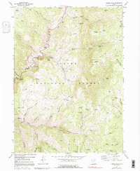 TEMPLE PEAK, UT HISTORICAL MAP GEOPDF 7.