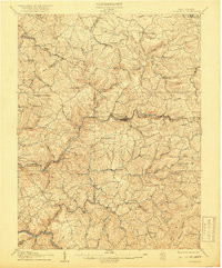 THORNTON, WV HISTORICAL MAP GEOPDF 15X15