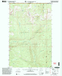 BAUERMAN RIDGE, WA HISTORICAL MAP GEOPDF