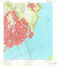 PENSACOLA, FL HISTORICAL MAP GEOPDF 7.5X