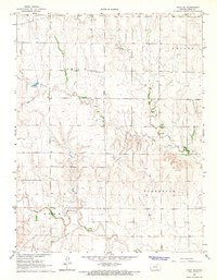 UTICA SE, KS HISTORICAL MAP GEOPDF 7.5X7