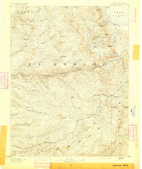 PYRAMID PEAK, CA-NV HISTORICAL MAP GEOPD