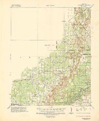 STRAWBERRY, AR HISTORICAL MAP GEOPDF 15X
