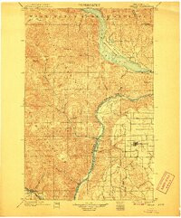 CHELAN, WA HISTORICAL MAP GEOPDF 30X30 G