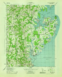 DEALE, MD HISTORICAL MAP GEOPDF 7.5X7.5