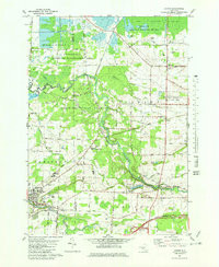AKRON, NY HISTORICAL MAP GEOPDF 7.5X7.5