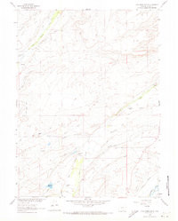 COW CREEK RANCH, WY HISTORICAL MAP GEOPD