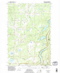 TANWAX LAKE, WA HISTORICAL MAP GEOPDF 7.