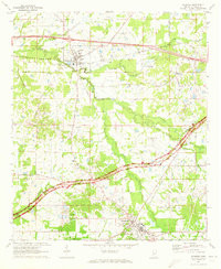 RAYMOND, MS HISTORICAL MAP GEOPDF 7.5X7.