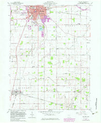 VAN WERT, OH HISTORICAL MAP GEOPDF 7.5X7