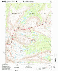 KINGS PEAK, UT HISTORICAL MAP GEOPDF 7.5