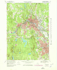 FITCHBURG, MA HISTORICAL MAP GEOPDF 7.5X