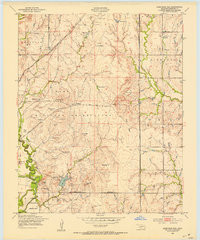 ARBUCKLE HILL, OK HISTORICAL MAP GEOPDF