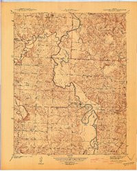 CAPLINGER MILLS, MO HISTORICAL MAP GEOPD