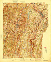 BARRE, VT HISTORICAL MAP GEOPDF 15X15 GR