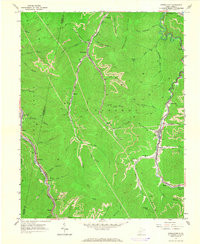 POWELLTON, WV HISTORICAL MAP GEOPDF 7.5X