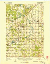 TURTLE LAKE, WI HISTORICAL MAP GEOPDF 15