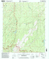 KNOLL LAKE, AZ HISTORICAL MAP GEOPDF 7.5