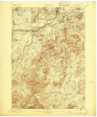 AU SABLE FORKS, NY HISTORICAL MAP GEOPDF