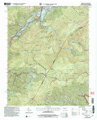 CHESTOA, TN-NC HISTORICAL MAP GEOPDF 7.5
