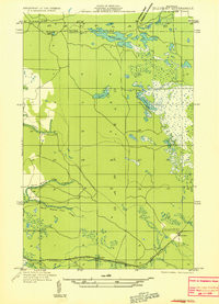 GILCHRIST, MI HISTORICAL MAP GEOPDF 7.5X
