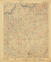 COALGATE, OK HISTORICAL MAP GEOPDF 30X30