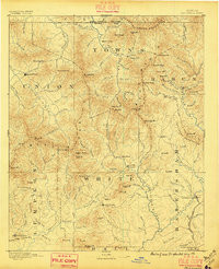 DAHLONEGA, GA-NC HISTORICAL MAP GEOPDF 3