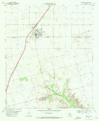 O'DONNELL, TX HISTORICAL MAP GEOPDF 7.5X