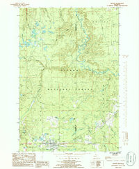 SIDNAW, MI HISTORICAL MAP GEOPDF 7.5X7.5