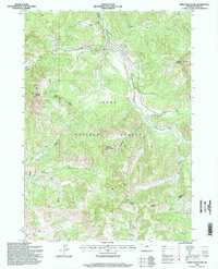 GREEN MOUNTAIN, WY HISTORICAL MAP GEOPDF