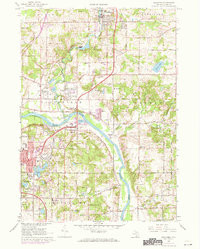 ROCKFORD, MI HISTORICAL MAP GEOPDF 7.5X7