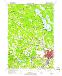 BANGOR, ME HISTORICAL MAP GEOPDF 15X15 G