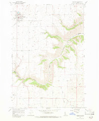 NEZPERCE, ID HISTORICAL MAP GEOPDF 7.5X7