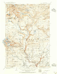 MOUNT ADAMS, WA HISTORICAL MAP GEOPDF 30