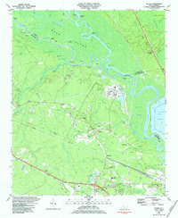 LELAND, NC HISTORICAL MAP GEOPDF 7.5X7.5