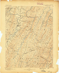BEVERLY, WV-VA HISTORICAL MAP GEOPDF 30X