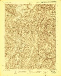 HORTON, WV HISTORICAL MAP GEOPDF 15X15 G